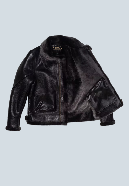 Bogart B3 Aviator Leather Bomber Jacket